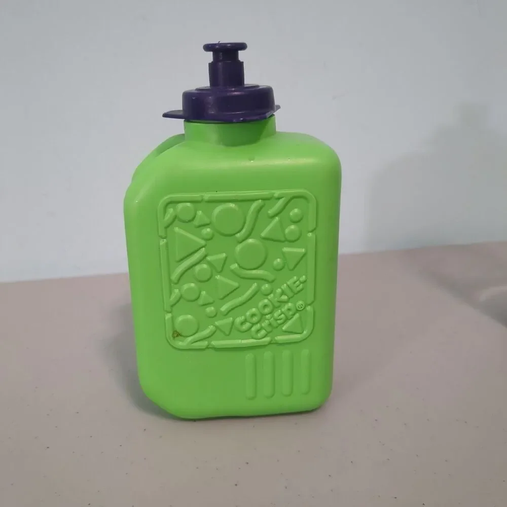 Vintage 1990s Cookie Crisp Bicycle Water Drink Holder Kids Riding Cereal Purina